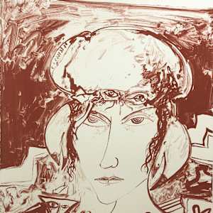 Portrait (Red-Earth) by John Bellany 