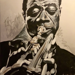Louis Armstrong by Nicholas K Clark 