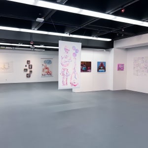 Installation images: "The Fate of Eve" at Golden West College, Huntington Beach, CA by Alexandra Carter 