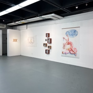 Installation images: "The Fate of Eve" at Golden West College, Huntington Beach, CA by Alexandra Carter 