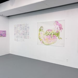Installation images: "The Fate of Eve" at Golden West College, Huntington Beach, CA by Alexandra Carter 