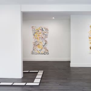 Installation images: "Tether" at Oolong Gallery, Solana Beach CA by Alexandra Carter 