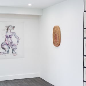 Installation images: "Tether" at Oolong Gallery, Solana Beach CA by Alexandra Carter 