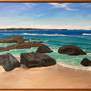 Rainbow Bay Beach by Jude Scott