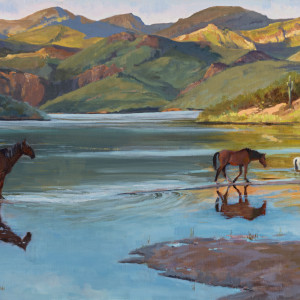 Salt River Horses by Nancy Romanovsky