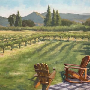 Vineyard View by Nancy Romanovsky