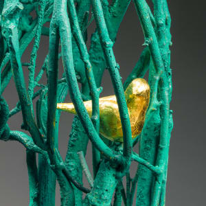 Two Songbirds (Self Portrait) by Michael Warrick  Image: 312d