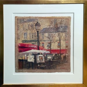 Easels of Montmartre — Paris by Jann Lawrence Pollard 