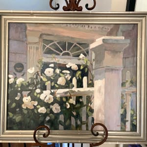 Charleston White Roses by Jann Lawrence Pollard  Image:   Frame for Charleston Roses