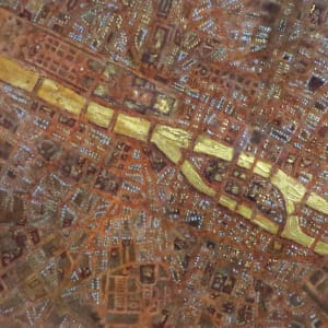 River Seine Map, Paris by Jann Lawrence Pollard  Image: Map of the River Seine, Paris