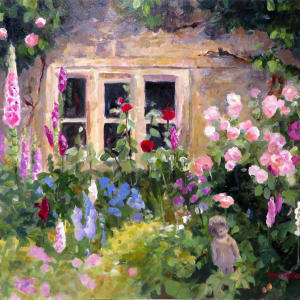 Cotswolds Flower Garden by Jann Lawrence Pollard