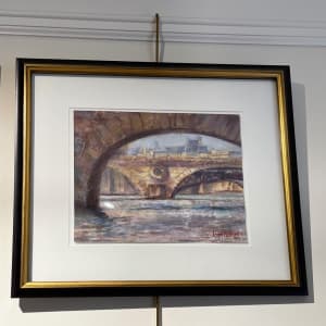 Study for 'Six Bridges' Painting by Jann Lawrence Pollard 