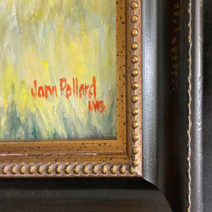 Tuscan Hay and Cypress Trees by Jann Lawrence Pollard 