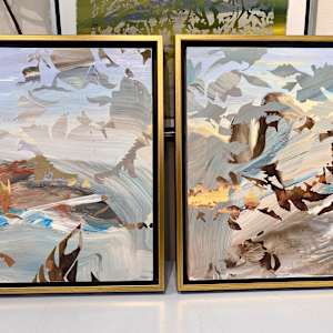 human Nature | Entropic Systems 1 A&B by Sally Veach  Image: Price includes frame