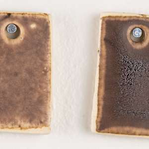 Manganese Glaze by emma estelle chambers  Image: Oxidation, manganese 5% and 10%