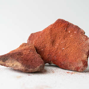 Hematitic Sand Glaze by emma estelle chambers  Image: Hematitic Sand, collected from Magnet Cove, Malvern, AR