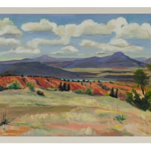Pedernal From Ghost Ranch by Phyllis Anna Stevens Estate