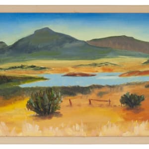 View of Pedernal, New Mexico by Phyllis Anna Stevens Estate