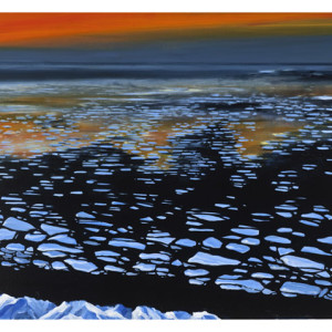 IcebergWasteland.triptych by Mary Lou Dauray