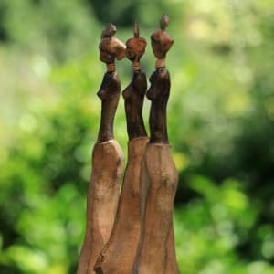 Three African Ladies with Fish 2/12 by Maritza Breitenbach 