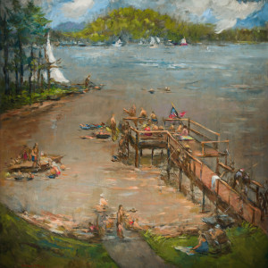 Fourth of July at the Lake by Miriam McClung