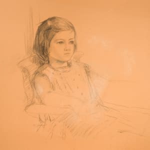Little Girl in the Chair by Miriam McClung