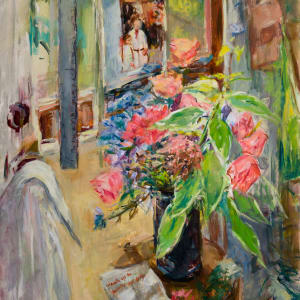 Cotton Roses by Miriam McClung