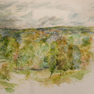 View of Highland Park by Miriam McClung