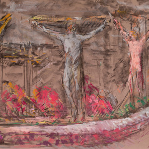 The Crucifixion by Miriam McClung 
