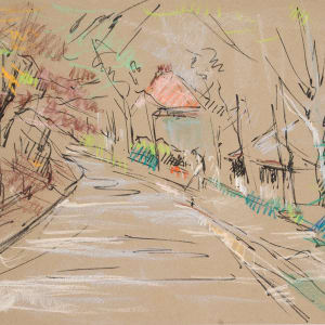 Study for Stations of the Cross - Altamont Road by Miriam McClung, Image 1.