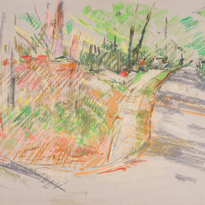 Stations of the Cross - Study - Altamont Road by Miriam McClung