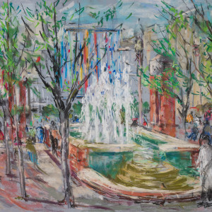 The Fountains at the UAB Callahan Eye Hospital by Miriam McClung