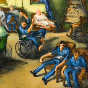 Thanksgiving Day at the VA Hospital by Miriam McClung 
