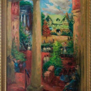 View from the Altamont Apartments - The Banquet by Miriam McClung