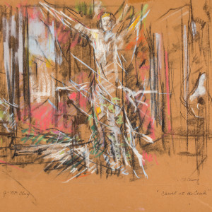 Christ at the Creek by Miriam McClung, Image 1.
