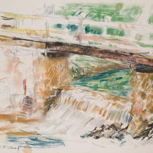Old Mill Bridge in Mountain Brook by Miriam McClung, Image 1.