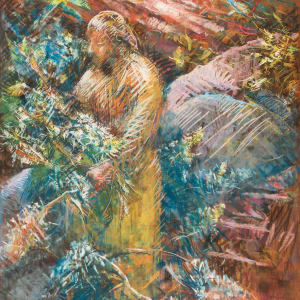 The Gardener (Panel 2) by Miriam McClung 