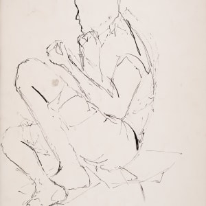 Figure - Man Sitting by Miriam McClung