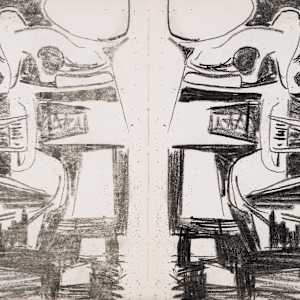 Abstract by Miriam McClung  Image: Both pieces together before being seperated.