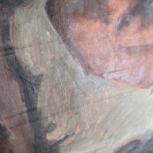 Orphan Girl at the Cemetery by Miriam McClung  Image: Condition 1 - Front - Streaks