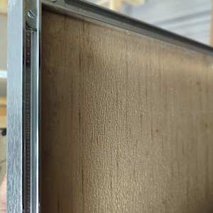 Unto Us by Miriam McClung  Image: Corner of painting - back.