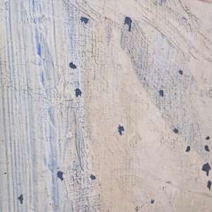 White Abstract by Miriam McClung  Image: Close up- Chipped paint.