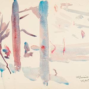 Birds at the Beach by Miriam McClung