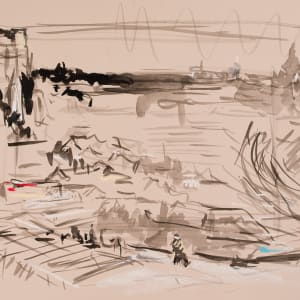 Looking Toward the King David Hotel in Israel by Miriam McClung, Image 1.