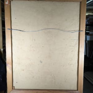 White Abstract by Miriam McClung  Image: Back. 