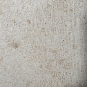 White Abstract by Miriam McClung  Image: Back. Condition 3. Spots 1