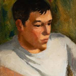 Boy in the White Shirt by Miriam McClung, Image 1.