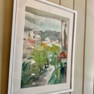 City Scene in Portugal by Miriam McClung 