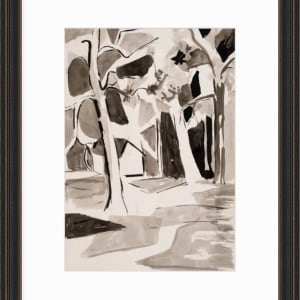 Abstract - Trees by Miriam McClung  Image: Framebridge Augusta frame. Add $130.