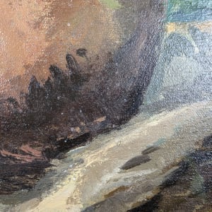 Drying Hydrangeas in a Brown Jug by Miriam McClung  Image: Front close up of issue.